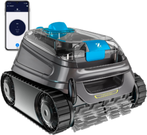 Zodiac Freedom CNX-Li 52 IQ Robot Piscine sans Fil, jusqu'à 10x5m, nettoie Fond, parois et Ligne d'eau. Batterie Lithium