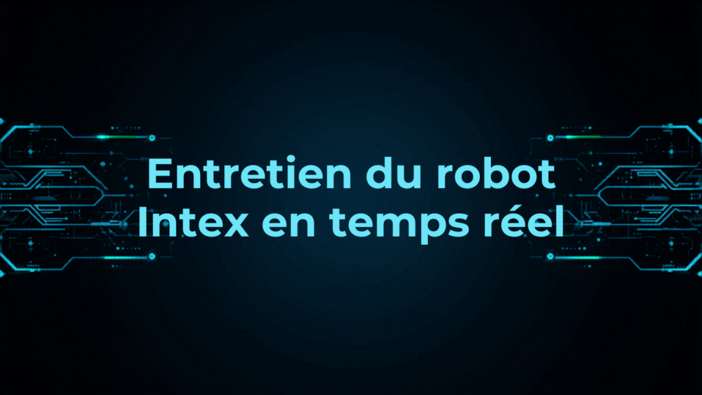 Entretien du robot Intex