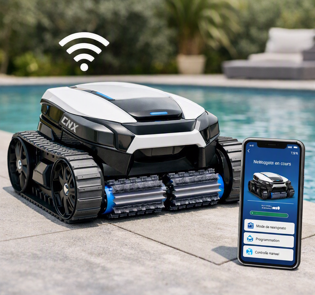 robot piscine Zodiac CNX Li 52 iQ Freedom avec application mobile